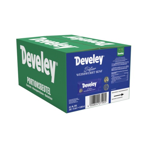 Develey süßer weisswurst - develey,