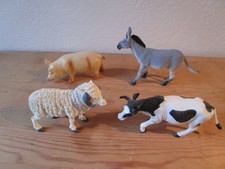 Spielzeug, Tiere, Bauernhof, 4 Stück