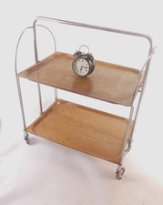 MID CENTURY DINETT SERVIERWAGEN TEEWAGEN TEA TROLLEY PAGWOOD BUCHE