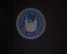 Siegelmarke Der Stadtrat zu Elsterberg  