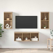 3er Set TV Schrank Wohnzimmer