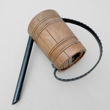 Gießkanne Blumenkanne Kanne Emsa Kunststoff Holzoptik 70er Jahre