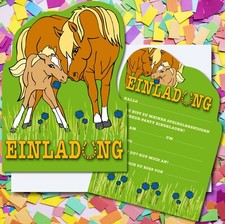 Einladungskarten pferde - einladungskarten, +