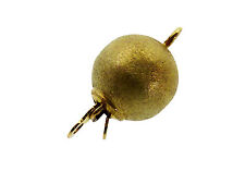 # 061# PERLSCHLIEßE KUGEL FÜR 1-REIHIGE PERLENKETTE GELBGOLD 585 / 14 K Ø 7,8 mm
