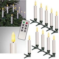 LED Christbaum-Kerzen weiß