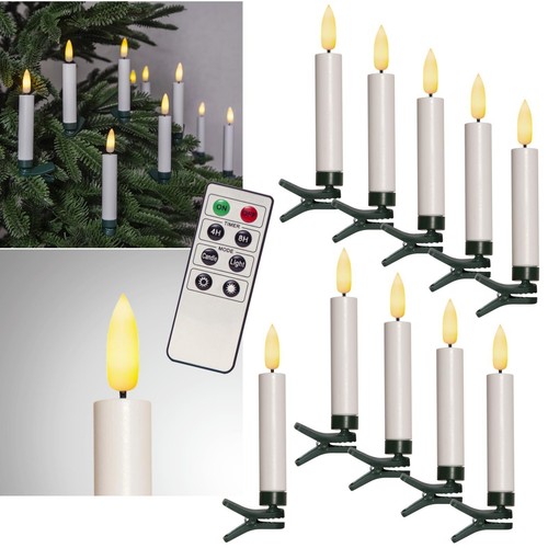 Led christbaum kerzen weiß - christbaum-kerzen,