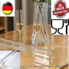 Tischfolie transparent klar Tischdecke Tischschutz Tischmatte 2mm PVC