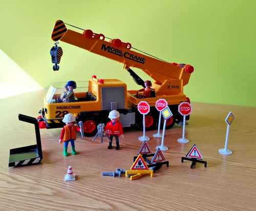 Playmobil mobilkran 3761 - playmobil, mobilkran,