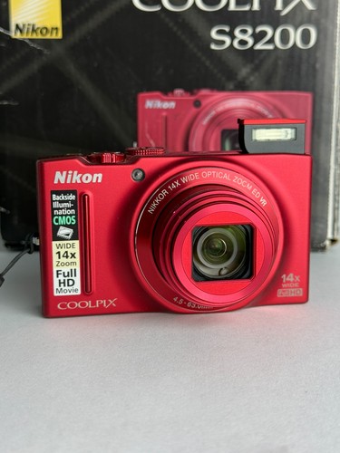 Nikon coolpix s8200 rot 1mp - nikon,