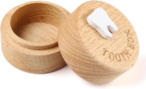 Holz milchzahndose für kinder - holz,