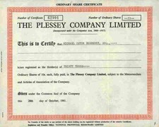 Plessey company limited 1961 - plessey,