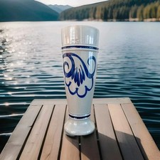 💙Weißbier Krug, Weißbierkelch, Keramikkrug, Bierkrug, Bier 0,5 l handbemalt neu