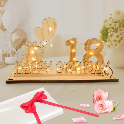 Deko geburtstag holz - 18.,
