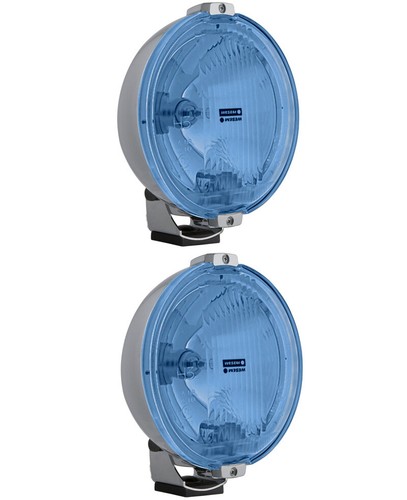 Blau chrom rund - 2x,