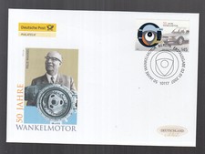 Bund BRD FDC 2007 - Felix Wankel - 50 Jahre Wankelmotor