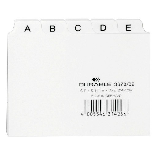 Durable karteikartenregister - durable,