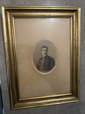 Antikes Portrait Foto Offizier