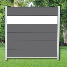 WPC Zaun XL Komplettset