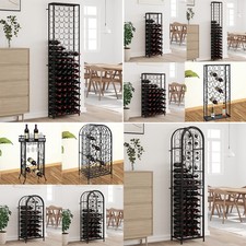 Weinregal Flaschenregal für 8-95 Flaschen Metall Flaschenständer Weinschrank