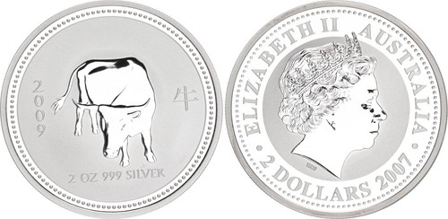 Australien dollar 2oz silber - australien,