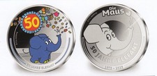 50 Jahre Elefant - Münze