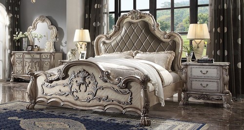 Luxus barock silber - luxus, doppelbett