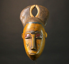 Afrikanische Baule Stamm Maske
