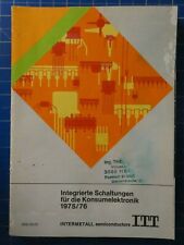 ITT Integrierte Schaltungen für die Konsumelektronik 1975/76 Intermetall H-16223