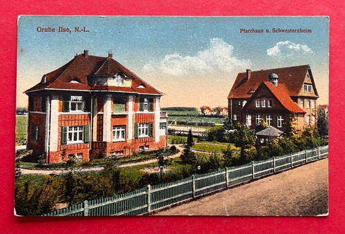 Grube ilse 1920 - ak, pfarrhaus
