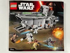 LEGO® Bauanleitung Star Wars 75103 First Order Transport Instruction NEU 314