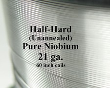 Pure Niobium Wire, 21 gauge