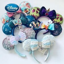 220+ Styles Disney Parks Minnie Mickey Maus Ohr Stirnband Pailletten Bow Limited
