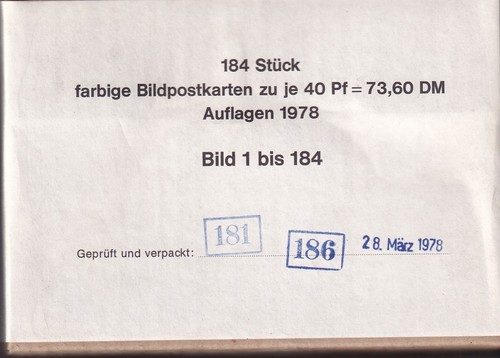 Bund bildpostkarten burgen - bildpostkarten,