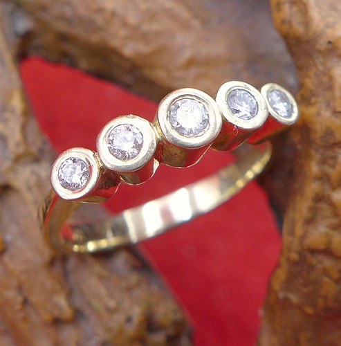 Brillant damen ring - damen, 585