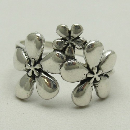 Sterling silber ring massiv - silber,