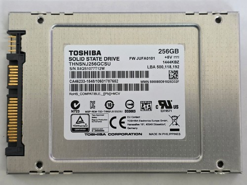 256gb toshiba thnsnj256 sata - toshiba,