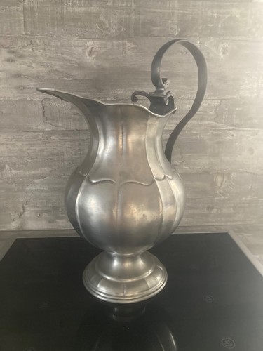 Große zinnvase vase mit - zinnvase, /