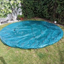 Trampolin. Regenabdeckung Abdeckplane für Berg 270 cm rund PVC Wetterplane