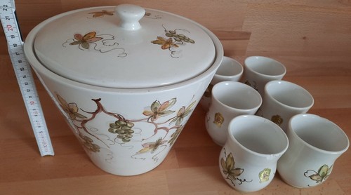 Keramik set bowle rumtopf - keramik-set, /