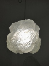 wunderschöne Hängelampe 60er Jahre Rocket Ice Cube Glas Lamp Eames Panton Era 