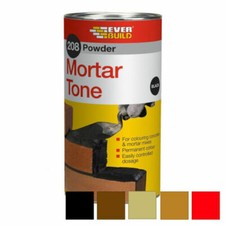 EverBuild MÖRTELTON PULVER ZEMENTFARBSTOFF FARBE schwarz, braun rot, buff, randille 1 kg