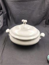 Hutschenreuther Suppenterrine Terrine Schüssel mit Deckel Weiß 1,5L Vintage