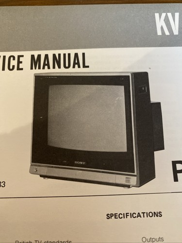 2752ub 632 sony - kv-2752ub,