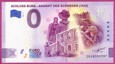 0-Euro  ZEJG 13 2020 Fehldruck SCHLOSS BURG - ANGRIFF DER SCHWEDEN