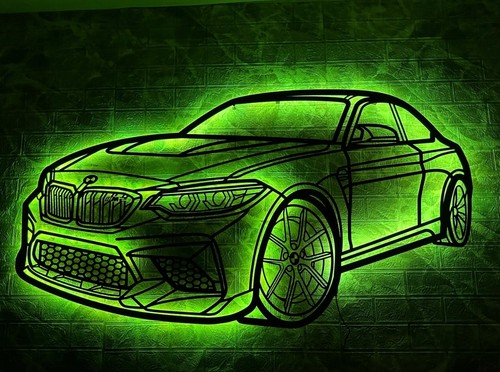 Bmw lampe led logo mdf - led,