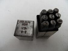 alter Satz 4 mm Schlagzahlen Schlagpunzen Oldtimer Typenschild