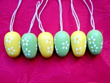 Erzgebirge 6 Ostereier 3 cm, neuwertig