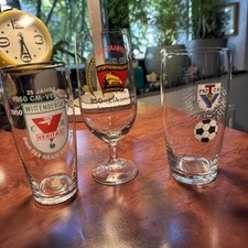 DDR Fußball Gläser Seltene Vereine Motor Plauen Lampertswalde BSG Veritas