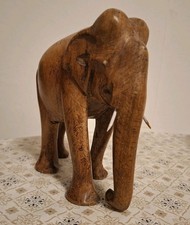 Elefant, Holz, geschnitzt, ca