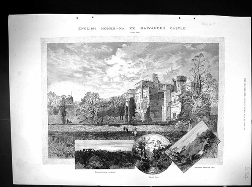 Altes 1889 hawarden castle - 1889,